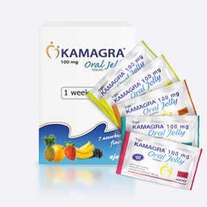 Packung von Kamagra Oral Jelly Sachets